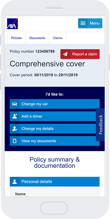 Manage Your Policy Online | Existing Customers | AXA Ireland Manage Your Policy Online | Existing Customers | AXA Ireland